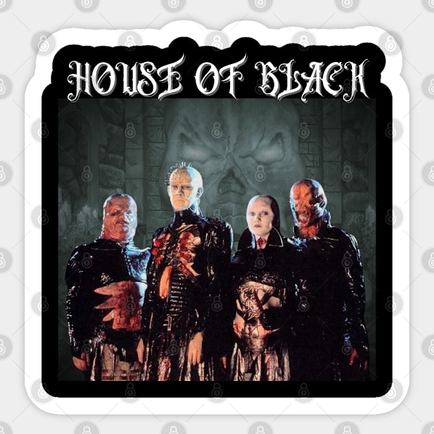 The Hellbound House Sticker by DDT Shirts